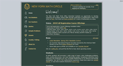 Desktop Screenshot of nymathcircle.org