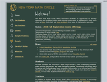 Tablet Screenshot of nymathcircle.org